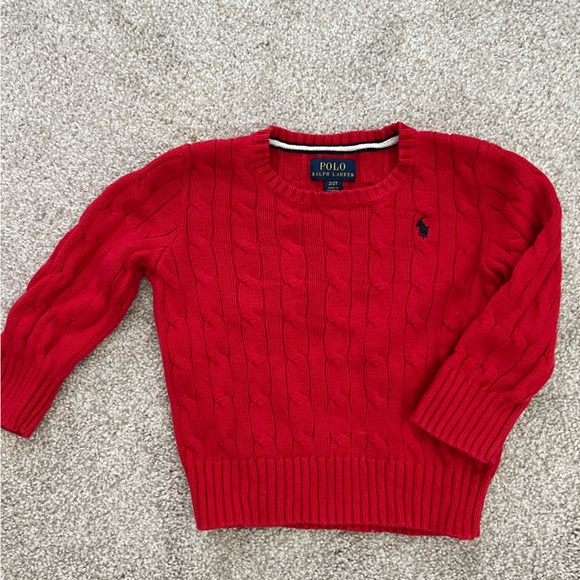 Polo red 2T sweater. Excellent condition - Picture 1 of 2